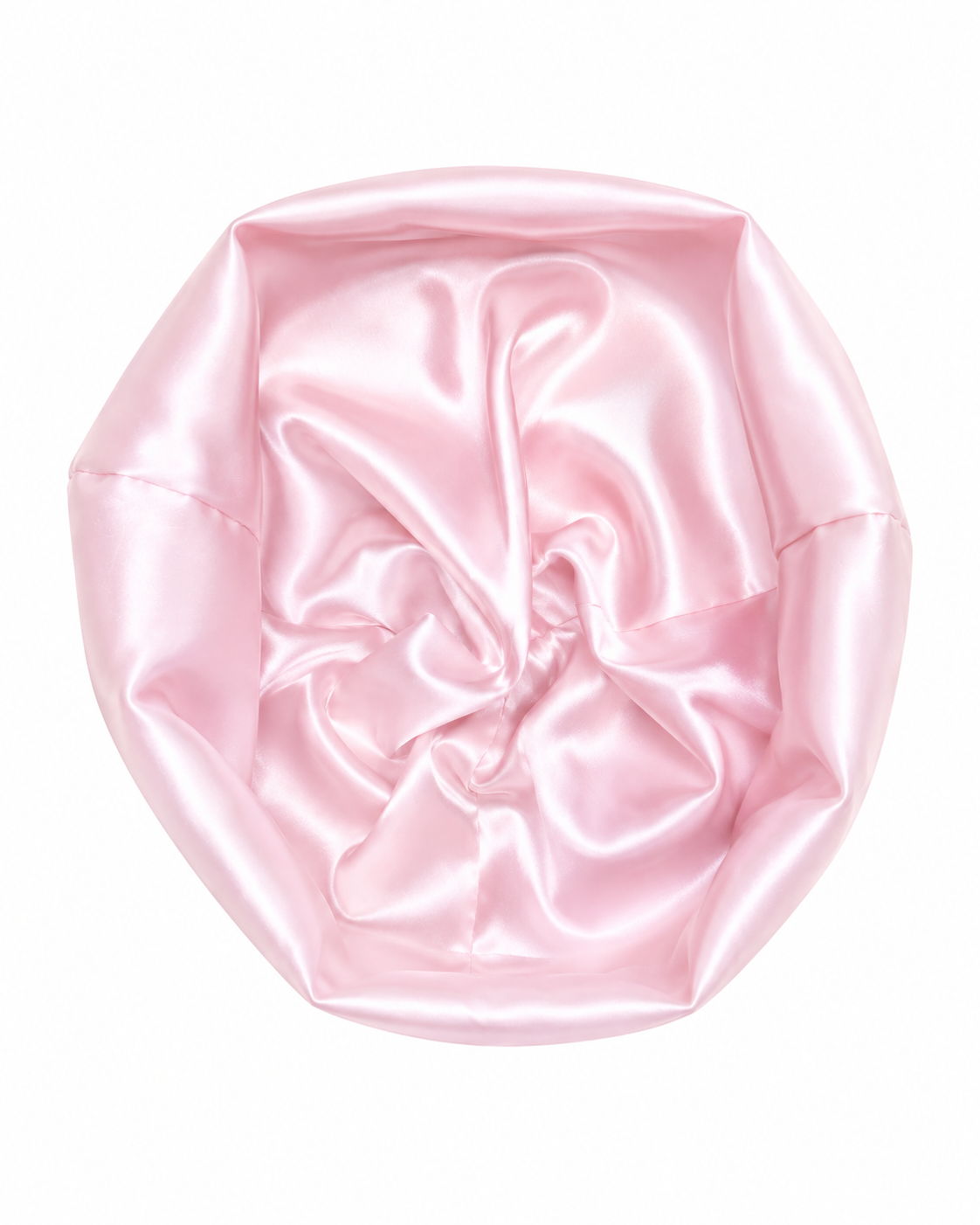 Satin-Lined Mid Soft Pink Skull Cap V1 Light Reflective Logo